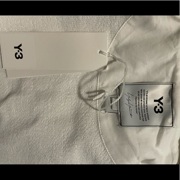 Y-3 branded hoodie in white size small - Picture 12 of 12